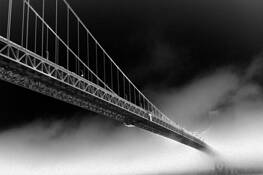 Golden Gate Fog by Len Blau