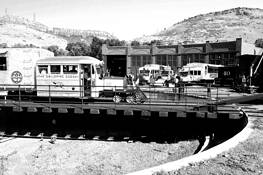 Trains-Goose on Turntable by William L. Witmer