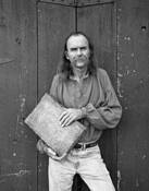 Lou With Bible by Dennis Savage