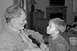 Me and Grandpa by Virginia S. Metevia