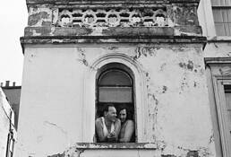 Couple in Window by Jack Feder