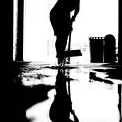 Silhouette Water by Terrell Clark