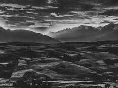 Sunset on Range by John Howard