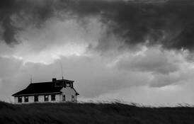 Coast Guard Station by Albert Zabin