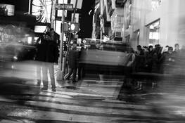 Man Crossing Street by Joseph Michael Pizzuto