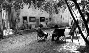 Lunch With Artist by Sorin Costache