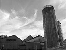 Clouds and Silos by Takamori Tsuji