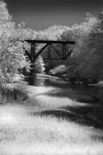 Train Bridge Goodfield by Marty Gerwick