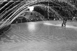 Children Playing in Fountain by Jonathan Briggs