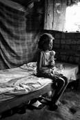Girl With Doll by Linda Hollinger