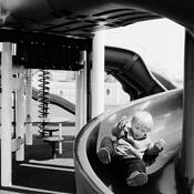 Munchkin on Slide by Russell McBride