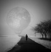 Runner at the Fairgrounds by Michael Tucciarone