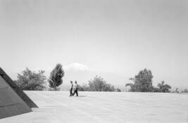 Policemen at Tsitsernakaberd Armenian Genocide Memorial by Peter Schon