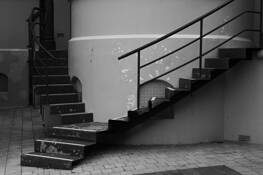 Steps With Peeling Paint #2 by Noel J. Elliot