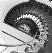 Hatteras Lighthouse Interior by Richard King