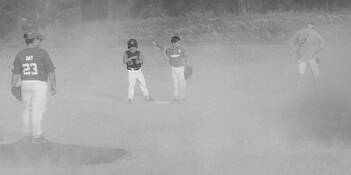 Little League Dust Storm by Errick L. Cameron