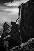 Waterfall at Western Brook Pond by James Burton