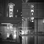 State and Lake CTA Diptic View of Chicago Theatre Marquee by Matthew Maldre