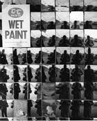 05 Wet Paint Sign Selfie by James R. Holland