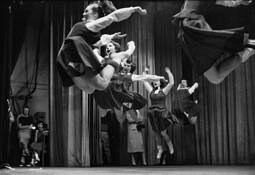 Ladies Leaping by Michael Philip Manheim