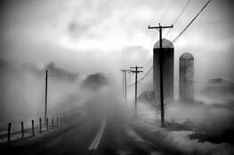 Foggy Back Roads by Alan Wood