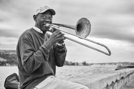 Trombone Malecon by John Stritzinger