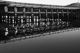 Estuary and Bridge by Rick Chertoff