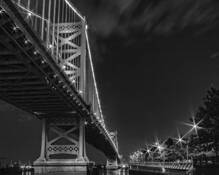 Benjamin Franklin Bridge by Alison Woodward