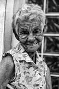 Cuban Smiling Worman by Ira Serkes
