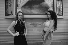 Irish Traveller Girls by Bob Newman