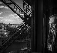 Ascending the Eiffel Tower by Ellen G. Ingram