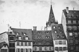 Stragglers Over Old Town by Philip Gornicki