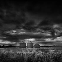 Three Grain Silos