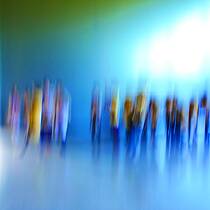 Study in Blue, Yellow, and White