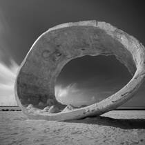 Sculpture on Beach