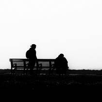 Two Figures in Fog