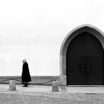 Lady and Church Door