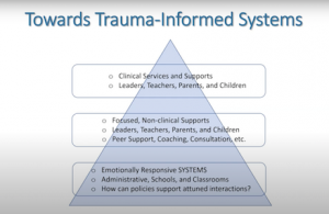 Screenshot of "Towards Trauma-Informed Systems" slide from Mark Nagasawa presentation