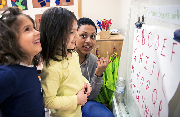 Dual language educators in Bank Street's master's degree programs help emergent language learners