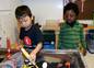 Learning about soil in Room 3.