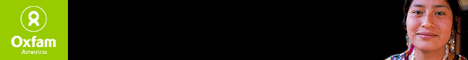 Oxfam America banner
