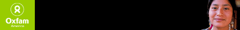 Oxfam America banner