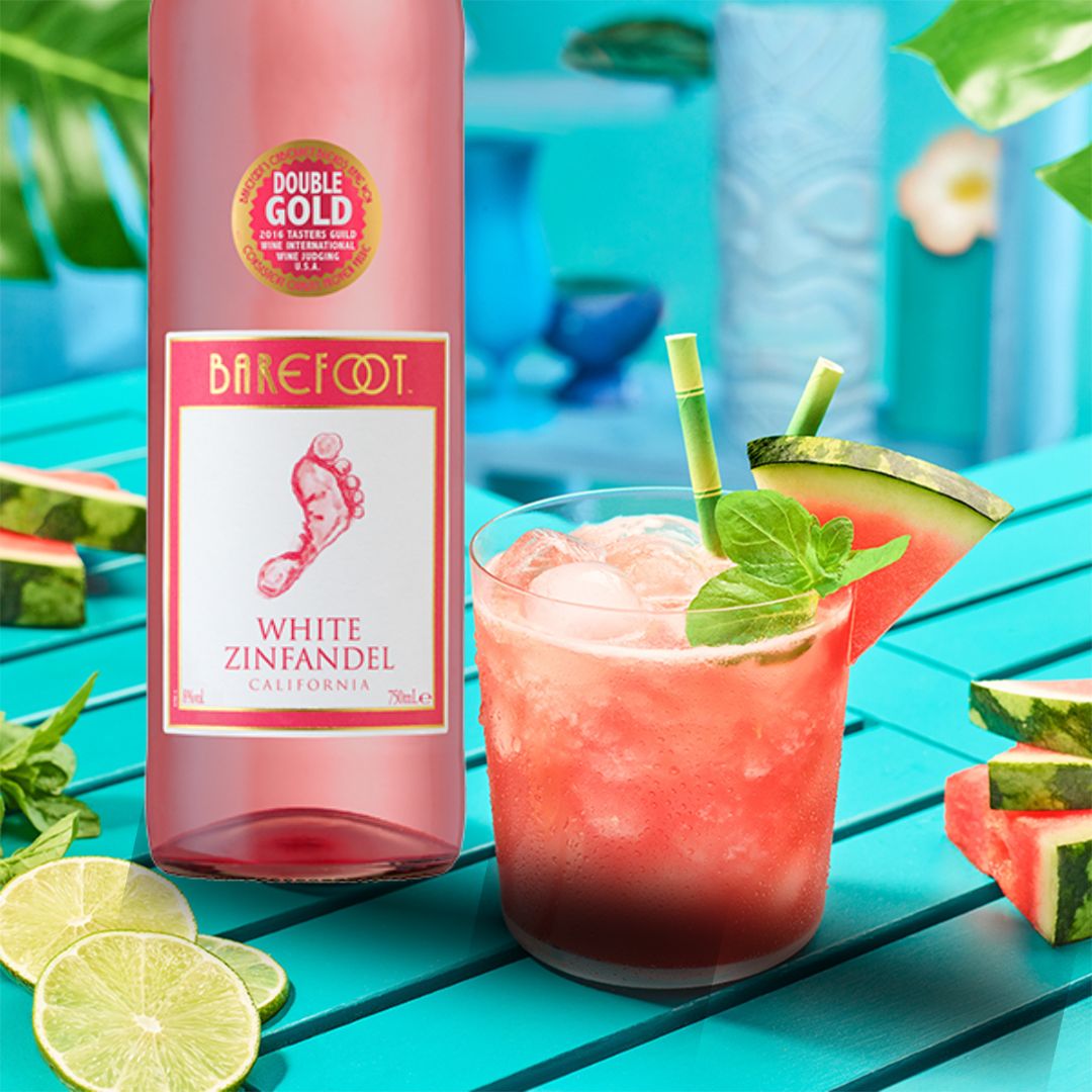 A Pirate’s Favourite Watermelon Daquiri and Barefoot White Zinfandel