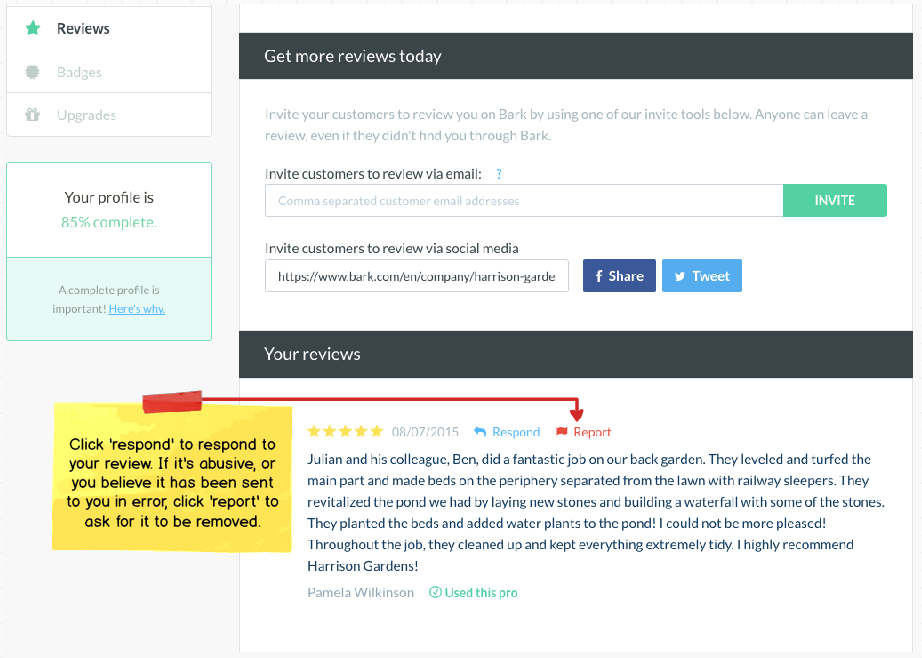 Turn bad reviews into great adverts for your company with our new