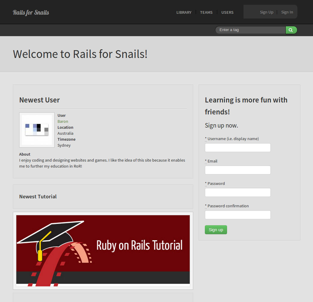 Template-railsforsnails