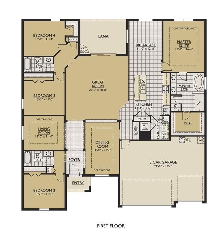 Ryan Homes Brentwood Floor Plan