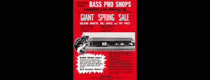 1972 Bass Pro Shops Spring Sale Ad. 1972 Mar/Apr issue Bass Master Magazine