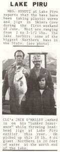 Jack-OMalley-Piru2-120x300 Jack O’Malley of the West Valley Bassmasters hoists a 10-pound northern taken on a jig. Photo courtesy of Dave Coolidge.