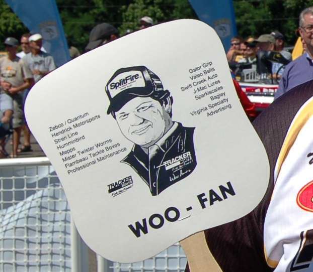 WooBFA5 The Woo Fan and Woo’s sponsors. Photo Pete Robbins.