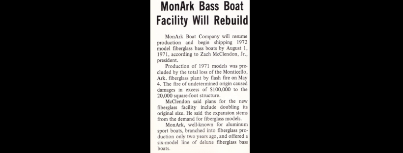 1971 – A Bad Year for Boat Manufacturers